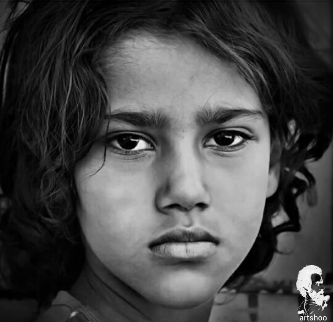 آموزش نقاشی سیاه قلم